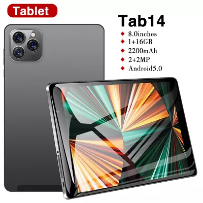 8  Android Tablet 3G WCDMA Bluetooth WiFi GPS Tablet 1+16GB 2200mAh Dual Camera • $109.99