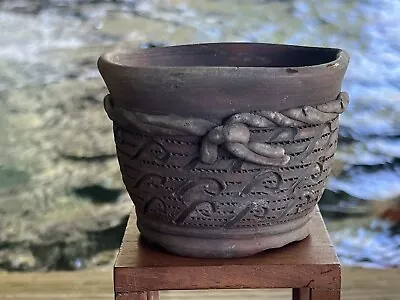 Vintage Handmade Japanese Shohin Bonsai Pot By Deiju 3.5  • $146