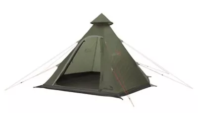 4-Person Pyramid Tent EasyCamp Bolide 400 Water Column: 1500mm Olive Tipi • £141.26