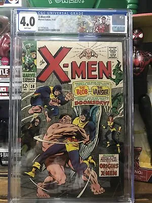 X-men 38 Cgc 4.0 Blob Cover Magneto Custom Label • $99