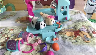 £19 • Buy Fur Real Friends Furry Frenzies Zoomin' Stage + Paws McRockin' Pet With Friend