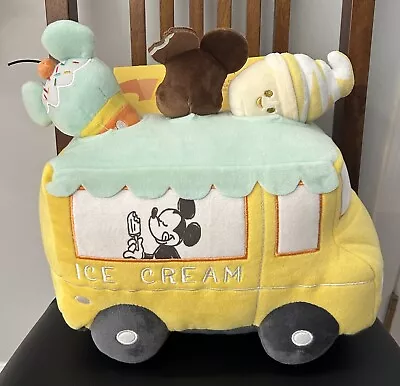 NWT Disney Parks Mickey Mouse Ice Cream Truck Plush Dole Whip Dog Toy • $45