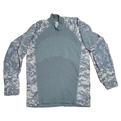 Massif Mountain Gear Company Army Combat Shirt ACS Camo Digital Green Size XL • $19.96