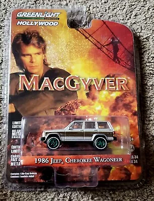 Greenlight Chase Piece 1:64 MacGyver  1986 Jeep Cherokee Wagoner  • $40