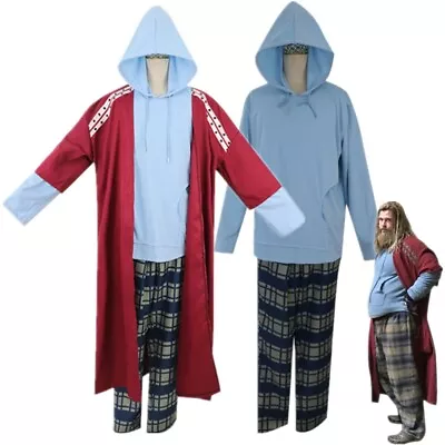 Fat Thor Cosplay Costume Outfits Movie The Avengers 4 Endgame Halloween Full Set • £47.99