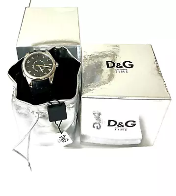 D&G UNISEX LEATHER STRAP WATCH DW0261 New With Tag • $249.96