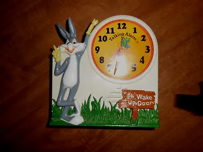 Bugs Bunny Talking Alarm Clock Janex 1974 • $49