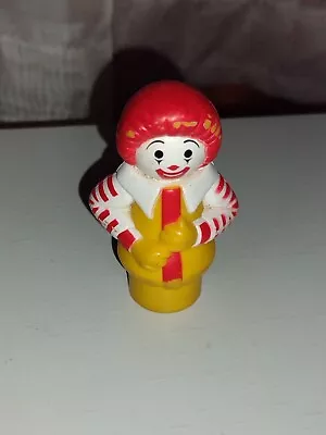 Vintage Fisher Price Little People #2552 McDonald's 1989 Ronald McDonald Figure • $39.99