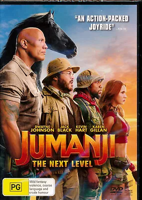 Jumanji The Next Level DVD NEW Region 4 • $14