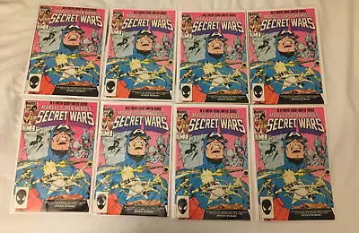 Marvel Super Heroes Secret Wars Lot Of 8 #7 High Grade And Good Condition • £126.69