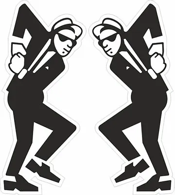 £19.99 • Buy Ska Dancers Vinyl Stickers Window Laptop Car Walt Retro 2 Tone Specials Madness