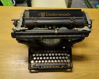 Vintage Untested UNDERWOOD STANDARD TYPEWRITER  • £70