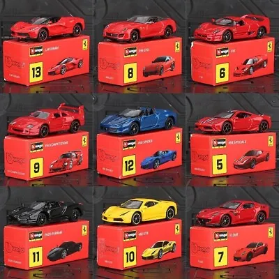 GB Bburago 1:64 Ferrari Racing Sport Model Toy Diecast Metal Car Collection Gift • $13.99