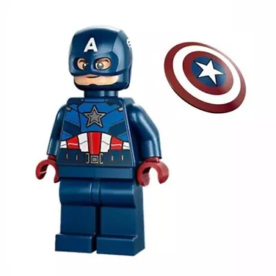 New LEGO Marvel Minifigure Captain America From 76248 Avengers (76269) (sh852) • $24.95