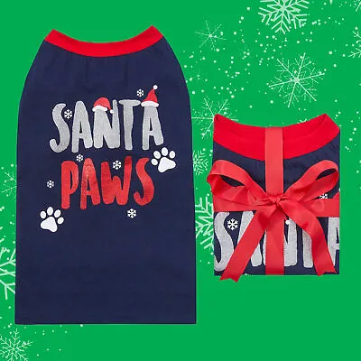 £5.49 • Buy Outfit Xmas Doggie Pet Cat Christmas Gift Present Dog Jumper Puppy Festive XS-M