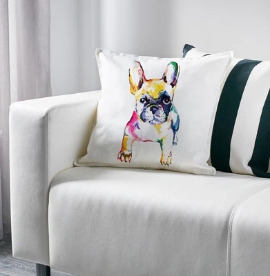 $44.99 • Buy French Bulldog Dog Art Decorative Accent Pillow Cushion Cover Home Gift 20 