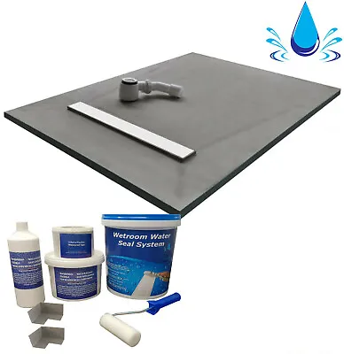 Wet Room & Wetroom Kit Shower Tray & All Linear Sizes (WSK) • £262.59