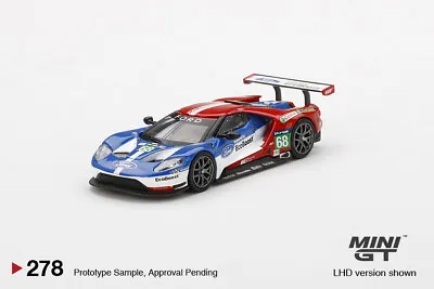 MINI GT 1:64 Ford GT LMGTE PRO #68 24 HrsLe Mans Class Winner LHD Model MGT278 • $14.99