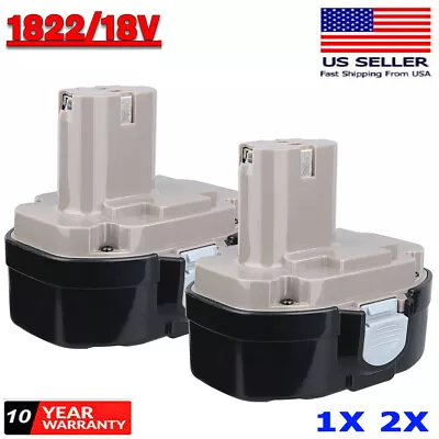 18V For Makita 1822 4.8Ah Ni-Mh Battery 1834 1823 1833 1835 1820 PA18 192827-3 • $23.89