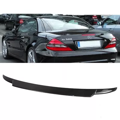 CARBON FIBER For Mercedes Benz R230 SL500 SL63 V Style Trunk Spoiler Convertible • $320