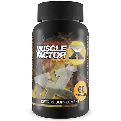 Muscle Factor X- Increase Testosterone Levels Metabolism Muscle Mass & Libido • $23.97