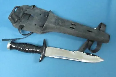 AMF Voit Swimaster Diver Survival Knife With Sheath Vintage Scuba Diving USA • $39.99