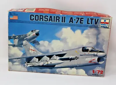 Vintage ESCI #9064 Corsair II A-7E LTV 1:72 Scale Model Kit SEALED COMPONENTS! • $35