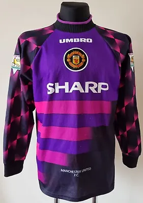 Manchester United 1996-1997 Goalkeeper Football Umbro Shirt #1 Peter Schmeichel • $250