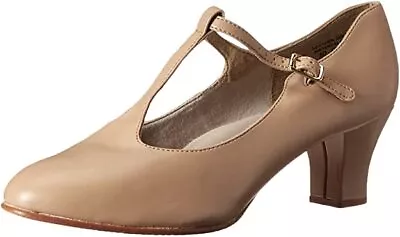  Capezio Jr. Footlight T-Strap Caramel Dance Shoe - 5.5 M US • $39