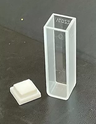 Azzota® Q104 - 3.5ml 10mm Pathlength Quartz Cuvettes 190-2500nm - 10 PIECES • $50