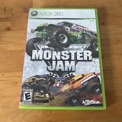 Monster Jam (Microsoft Xbox 360 2007) COMPLETE Monster Truck Xbox Video Game • $22.99