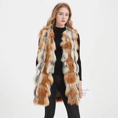 Real Fur Gilet In Natural Colour • $396.74