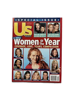Us Weekly Magazine December 2001 - Britney Spears Brad Pitt • $11.75