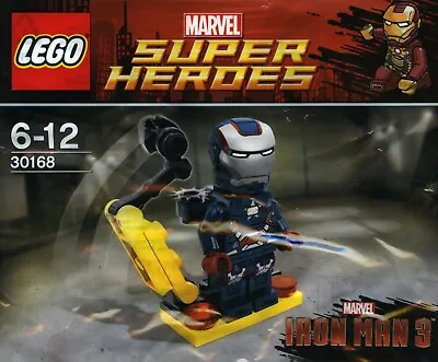 Lego Iron Man 3 Iron Patriot 30168 - Gun Mounting System Polybag Misprint SEALED • $179.90