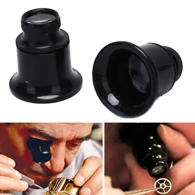 20X Magnifying Glass Eye Loupe Loop Optical Magnifier Jewelry Watch Repair To • £3.79