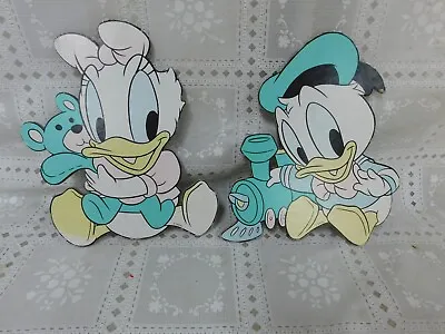 Vintage Disney Donald And Daisy Duck Wall Hangings • $10