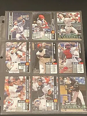 MLB Showdown Hall Of Fame Lot (x9) Griffey/Jeter/Larkin Super Season 2000-2005 • $14.95