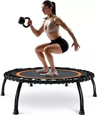 Silent Mini Fitness Trampoline– Indoor Rebounder For Adults – Best Urban Cardio  • $97.99