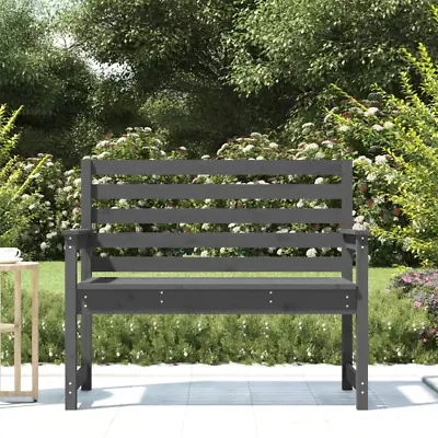 Rustic Wooden Garden Bench 2 Seater Loveseat Outdoor Park Seat Patio Pine Chair • £94.50