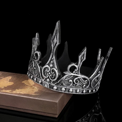 £12.40 • Buy 2pcs Royal Medieval Crown Headband PU Crown Mens Crown Cosplay Headdress Party D