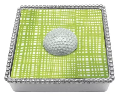 Mariposa White Golf Ball Napkin Weight • $20.08