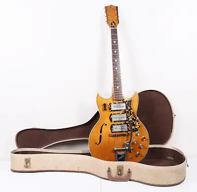 Kay Electric Guitar K593B -Mid 60's - Barney Kessel Style Kleenex Box Pickups • $3949.95