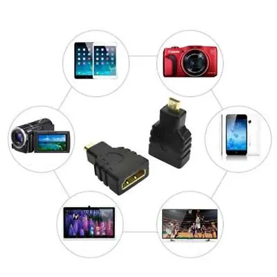 Universal Micro D-Type HDMI To HDMI Converters Adapter  • $1.40