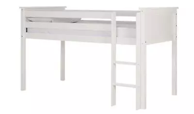 Brooklyn Mid Sleeper Bed Frame - White • £224.99