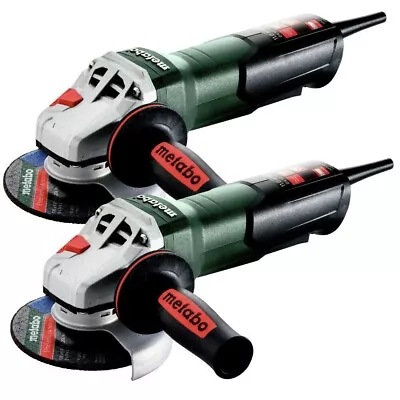 2 METABO New In Box 603624420 11 Amp CORDED Angle Grinders Set (2-pack) • $229.99