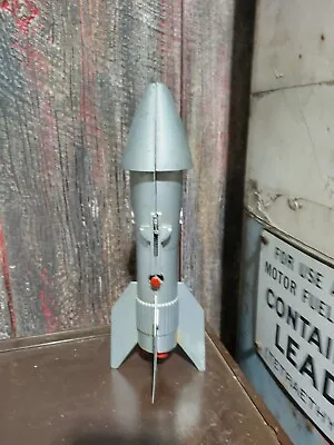 Vintage 1957 Astro MFG Berzac Creation Guided Missile Rocket Bank  No Key • $45