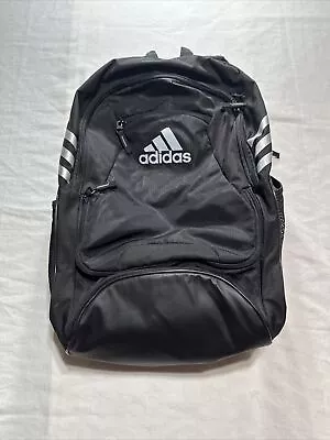 Adidas Soccer Backpack Preowned Great Condition Black+Neon Interior 4 Pockets • $50