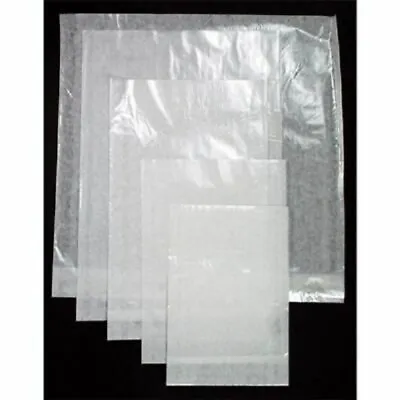 £6 • Buy 6 X 4 CLEAR FILM FRONT WHITE PAPER BACKED BAGS 