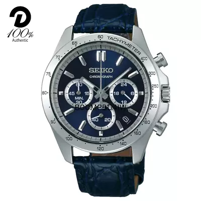 SEIKO SPIRIT SBTR019 Chronograph Quartz Blue Men's Watch    • $134