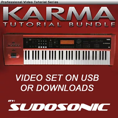 Video Tutorials For Korg Karma On USB  (previously DVD) • $29.99